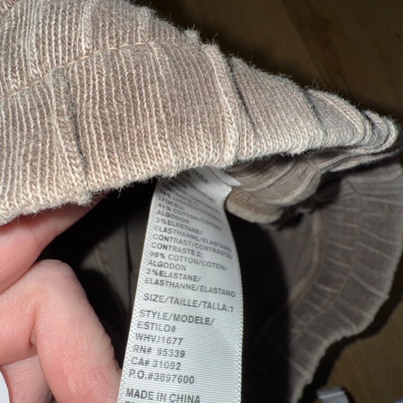 JAMES PERSE - Contrast Sweatpants in Army Green size: 1 - Picture 13 of 13